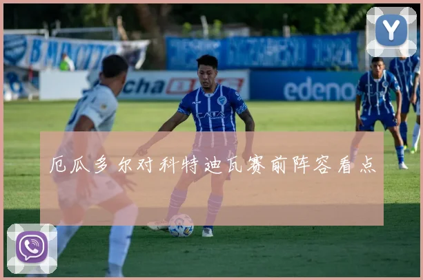 厄瓜多尔对科特迪瓦赛前阵容看点